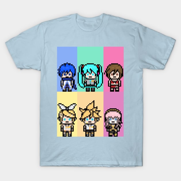 Vocaloid Pixel Art T-Shirt by Tatsu_chan